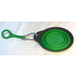 Collapsible Nuvogos Pet Bowl With Carabiner Clip